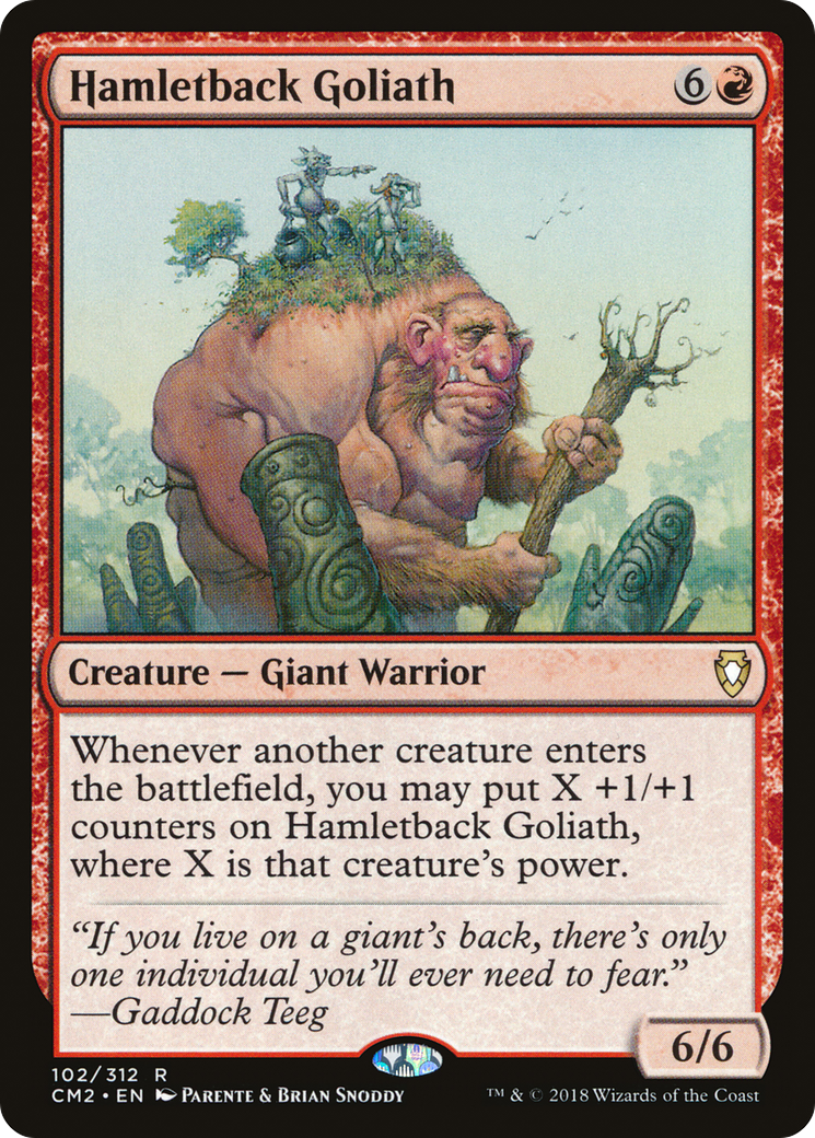 Hamletback Goliath (CM2-102) [Commander Anthology Volume II] MTG Single Wizards of the Coast