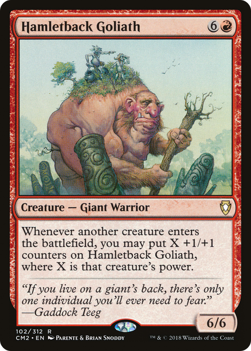 Hamletback Goliath (CM2-102) [Commander Anthology Volume II] MTG Single Wizards of the Coast