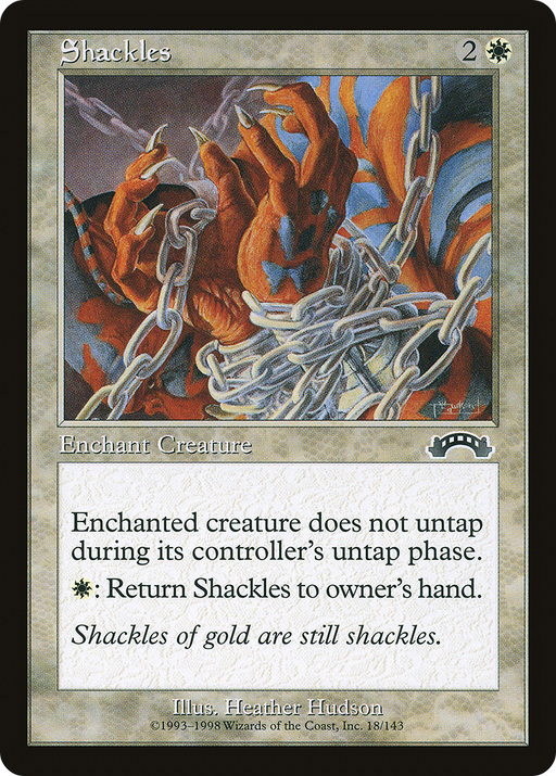 Shackles (EXO-018) [Exodus] MTG Single Wizards of the Coast