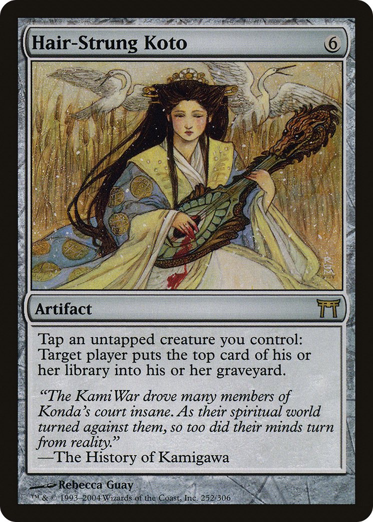 Hair-Strung Koto (CHK-252) [Champions of Kamigawa] Foil MTG Single Wizards of the Coast