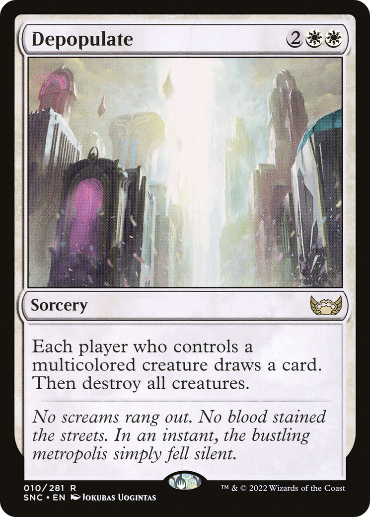 Depopulate (SNC-010) [Streets of New Capenna] MTG Single Wizards of the Coast