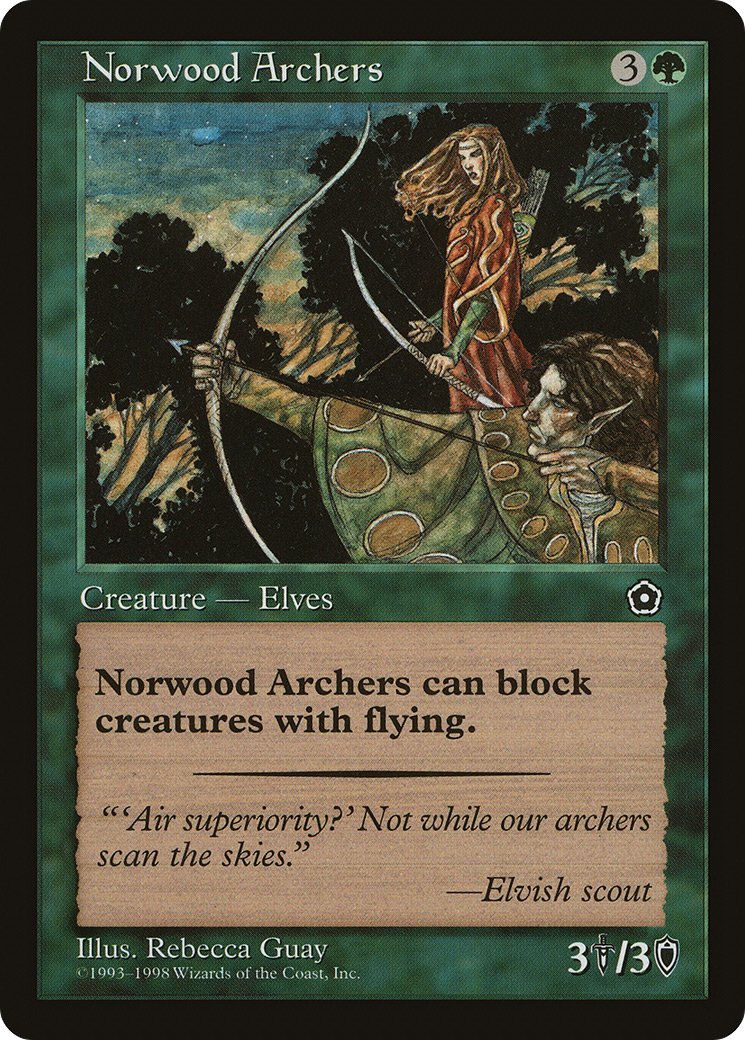 Norwood Archers (P02-136) [Misc] Portal Second Age MTG Single Wizards of the Coast