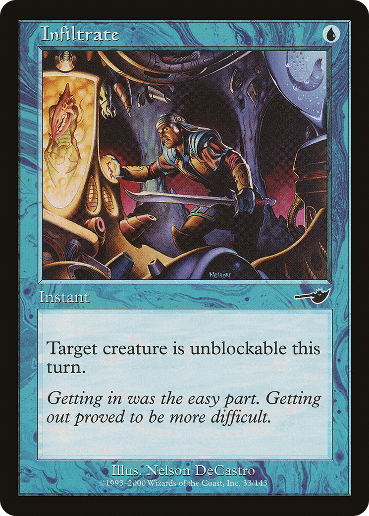 Infiltrate (NMS-033) [Nemesis] MTG Single Wizards of the Coast