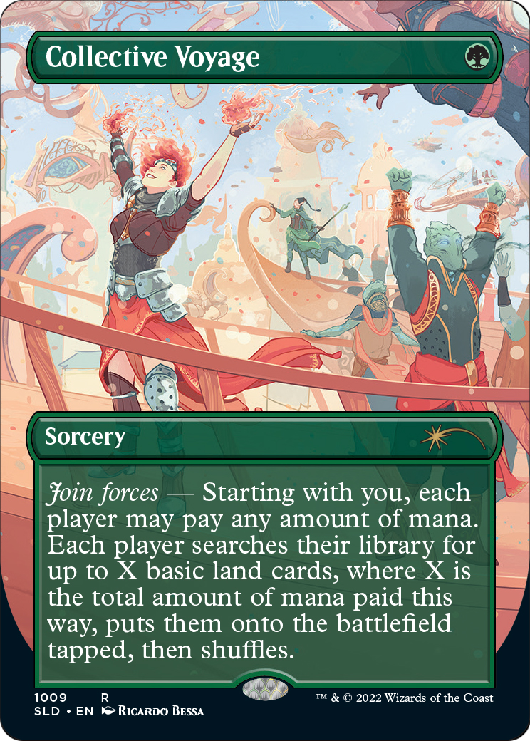Collective Voyage (SLD-1009) [Secret Lair] Drop (Borderless) Foil MTG Single Wizards of the Coast