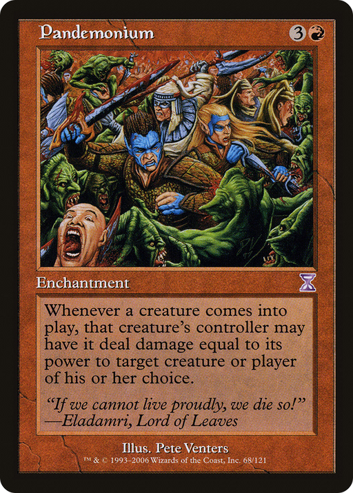 Pandemonium (TSB-068) [Time Spiral Timeshifted] MTG Single Wizards of the Coast