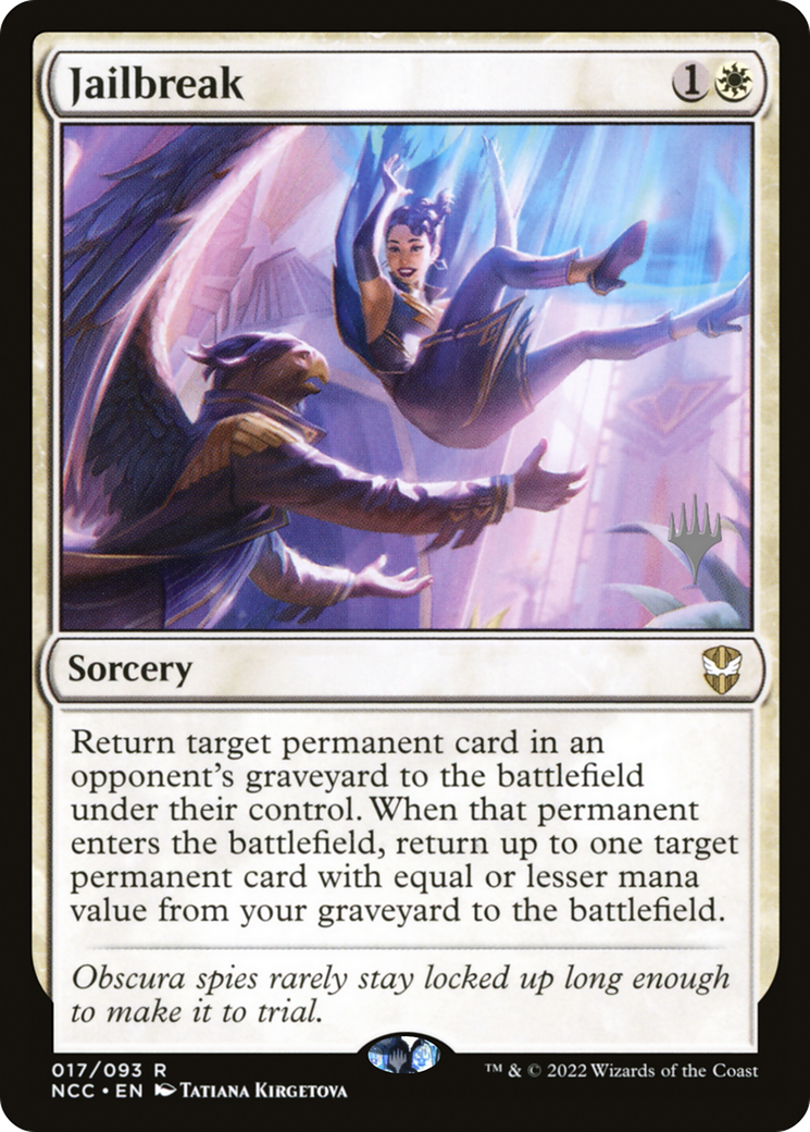 Jailbreak (PPSNC-17P) [New Capenna Commander Promos] Foil MTG Single Wizards of the Coast