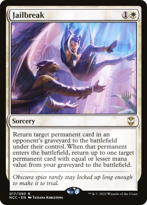 Jailbreak (PPSNC-17P) [New Capenna Commander Promos] Foil MTG Single Wizards of the Coast