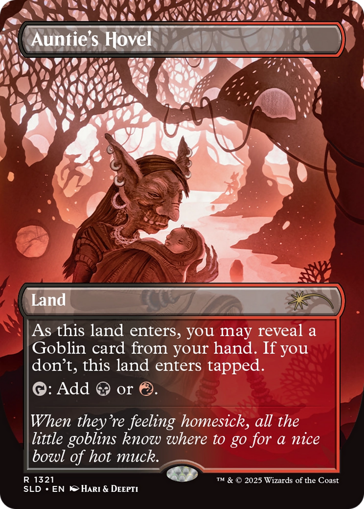 Auntie's Hovel (SLD-1321) [Secret Lair] Drop (Borderless) MTG Single Wizards of the Coast