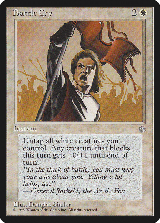 Battle Cry (ICE-) [Ice Age] MTG Single Wizards of the Coast