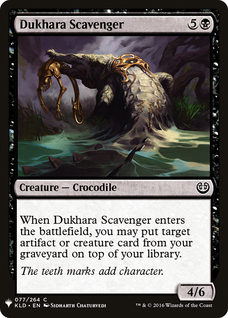 Dukhara Scavenger (LIST-KLD-77) [Mystery Booster] The List MTG Single Wizards of the Coast