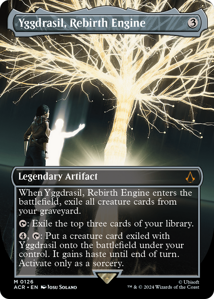 Yggdrasil, Rebirth Engine (ACR-126) [Assassin's Creed] (Borderless) MTG Single Wizards of the Coast