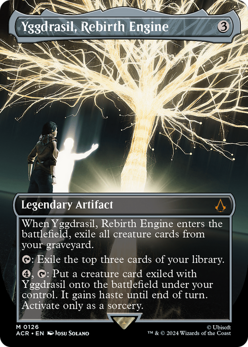 Yggdrasil, Rebirth Engine (ACR-126) [Assassin's Creed] (Borderless) MTG Single Wizards of the Coast