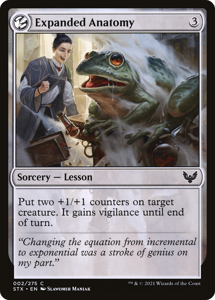 Expanded Anatomy (STX-002) [Strixhaven: School of Mages] MTG Single Wizards of the Coast