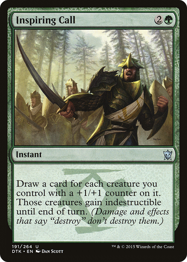 Inspiring Call (DTK-191) [Dragons of Tarkir] MTG Single Wizards of the Coast