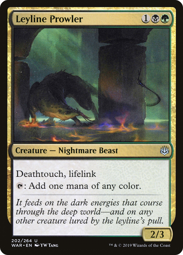 Leyline Prowler (WAR-202) [War of the Spark] Foil MTG Single Wizards of the Coast