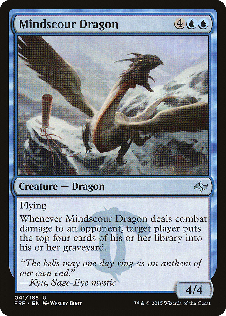 Mindscour Dragon (FRF-041) [Fate Reforged] Foil MTG Single Wizards of the Coast