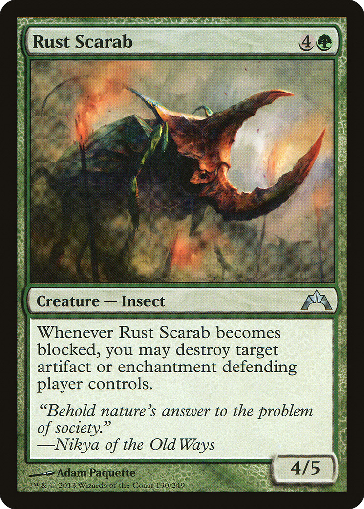 Rust Scarab (GTC-130) [Gatecrash] MTG Single Wizards of the Coast