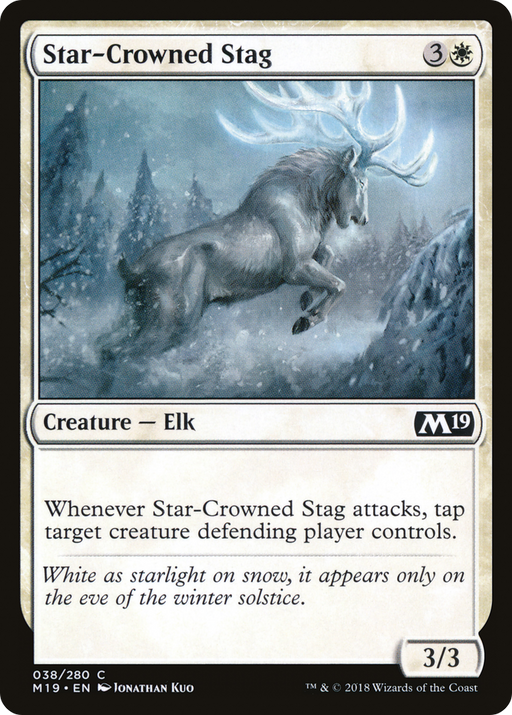Star-Crowned Stag (M19-038) [Core Set 2019] MTG Single Wizards of the Coast
