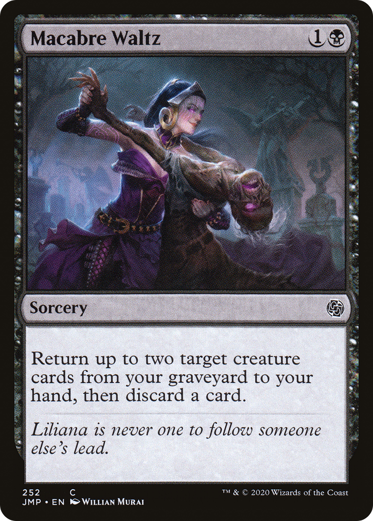 Macabre Waltz (JMP-252) [Jumpstart] MTG Single Wizards of the Coast