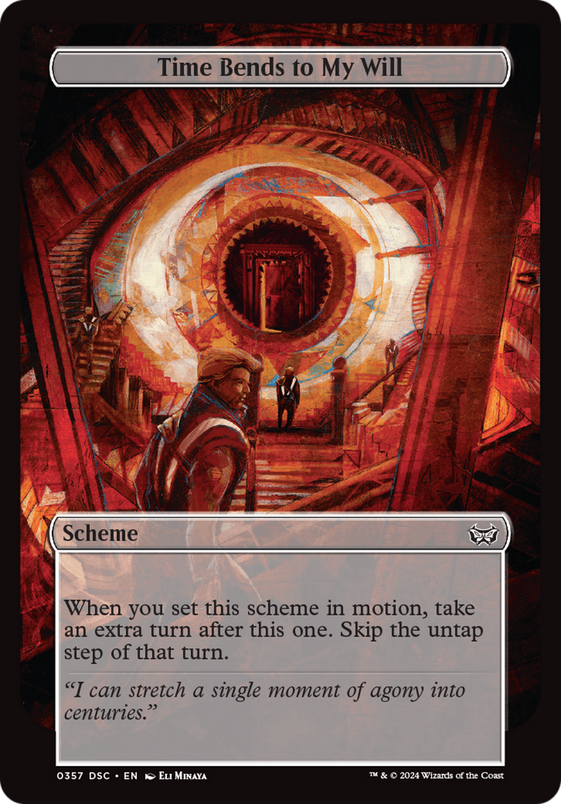Time Bends to My Will (Full Art) (A:DSC-357) [Duskmourn: House of Horror Commander] MTG Single Wizards of the Coast