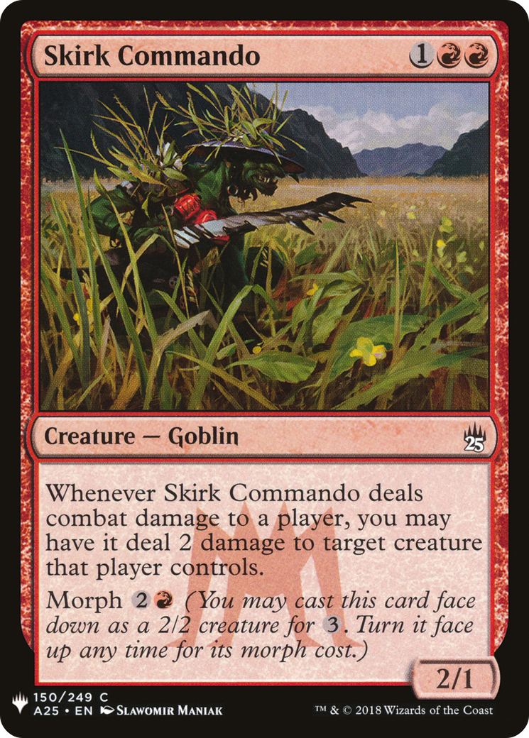 Skirk Commando (LIST-A25-150) [Mystery Booster] The List MTG Single Wizards of the Coast