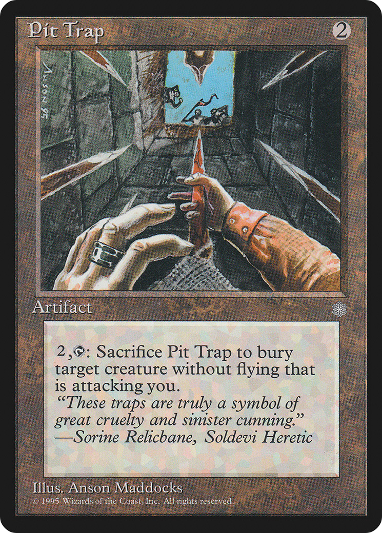 Pit Trap (ICE-333) [Ice Age] MTG Single Wizards of the Coast