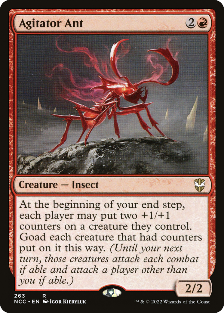 Agitator Ant (NCC-263) [New Capenna Commander] MTG Single Wizards of the Coast