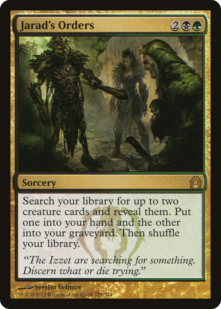 Jarad's Orders (RTR-175) [Return to Ravnica] MTG Single Wizards of the Coast