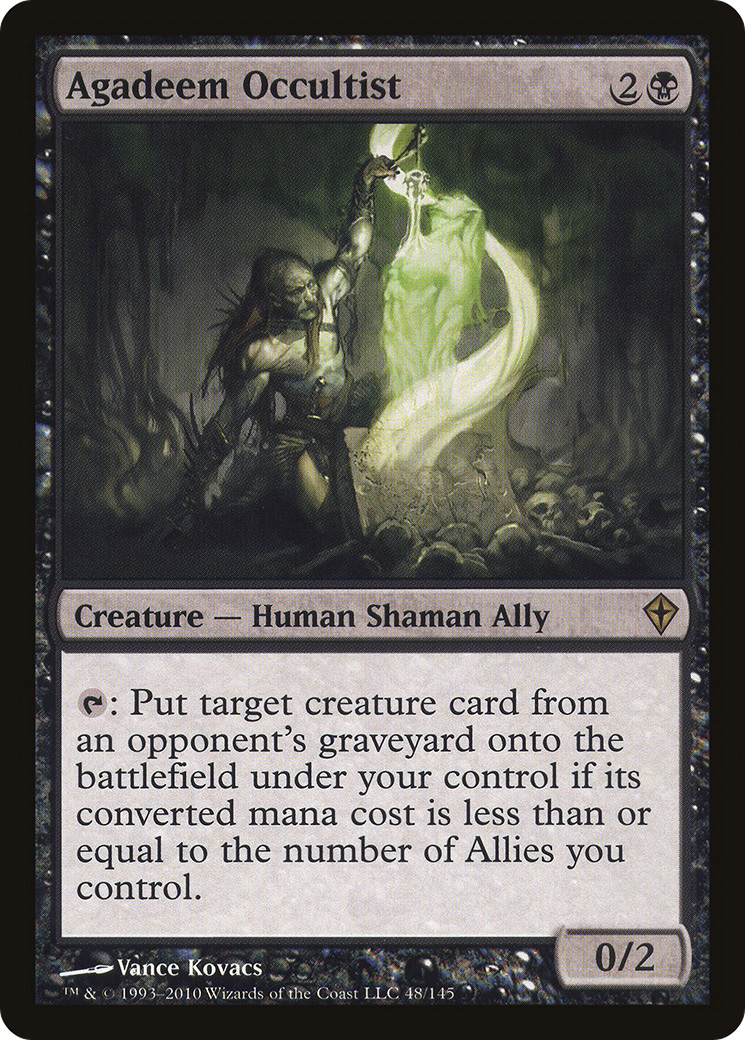 Agadeem Occultist (WWK-048) [Worldwake] MTG Single Wizards of the Coast