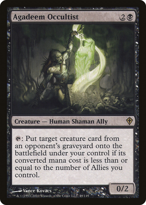 Agadeem Occultist (WWK-048) [Worldwake] MTG Single Wizards of the Coast