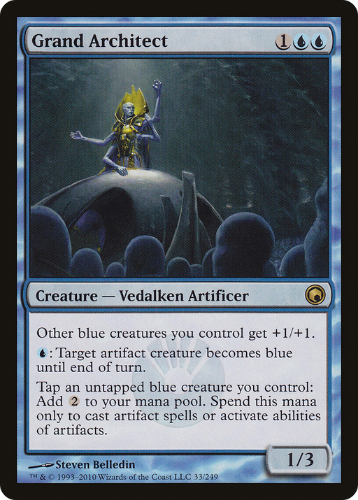 Grand Architect (SOM-033) [Scars of Mirrodin] MTG Single Wizards of the Coast