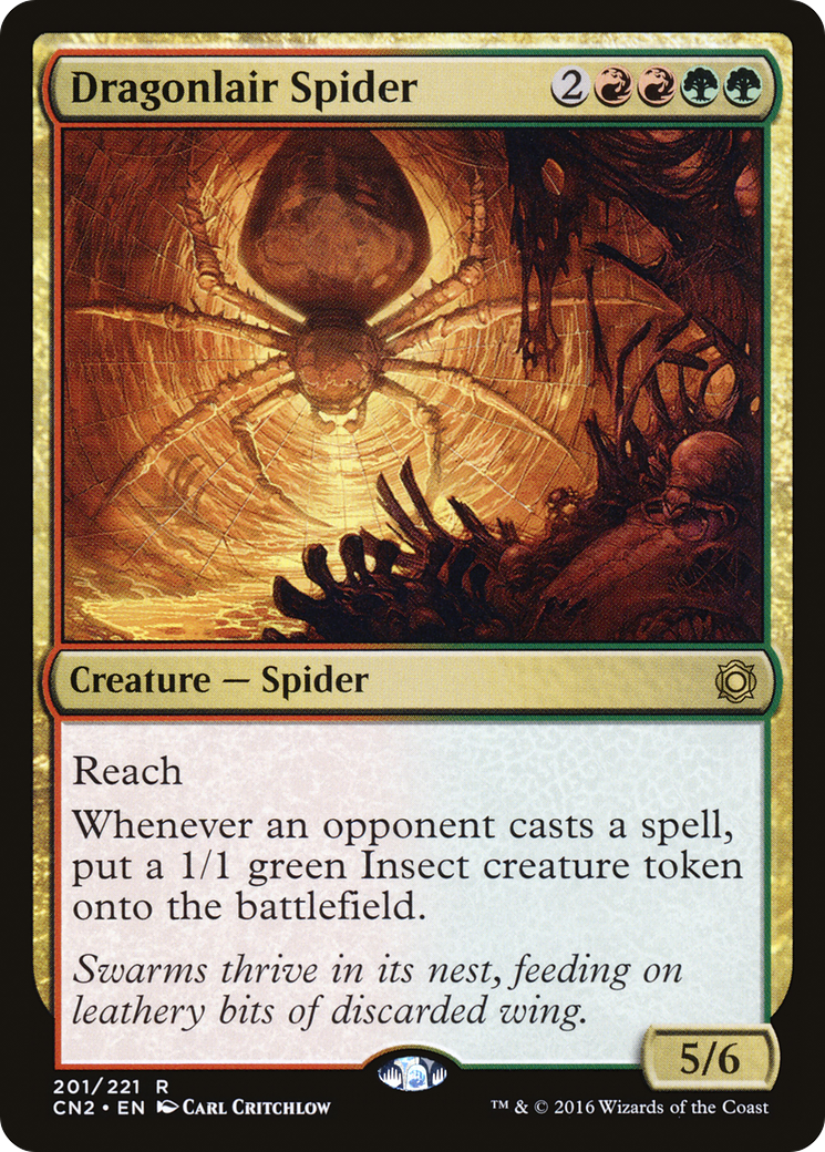 Dragonlair Spider (CN2-201) [Conspiracy: Take the Crown] Foil MTG Single Wizards of the Coast