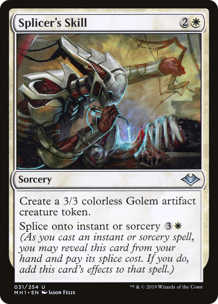 Splicer's Skill (MH1-031) [Modern Horizons] Foil MTG Single Modern Horizons