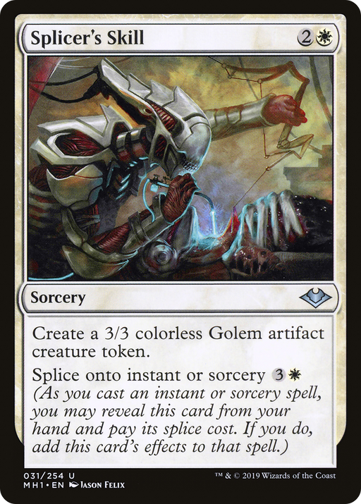 Splicer's Skill (MH1-031) [Modern Horizons] Foil MTG Single Modern Horizons