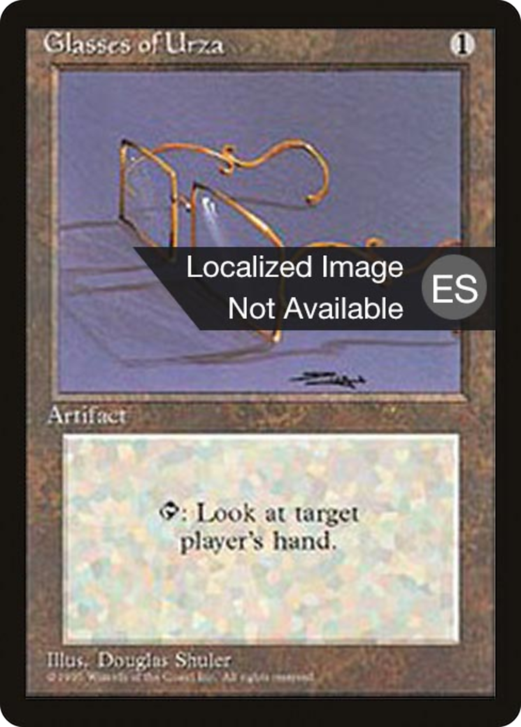 Glasses of Urza (4BB-) [Fourth Edition Foreign Black Border] MTG Single Wizards of the Coast
