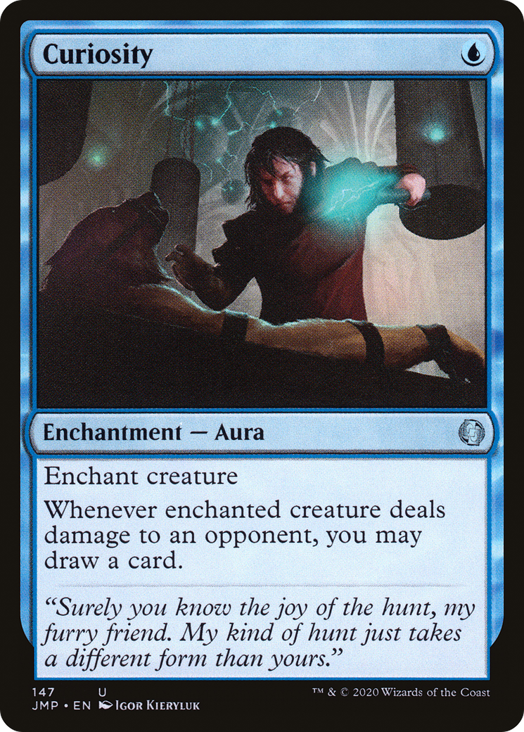 Curiosity (JMP-147) [Jumpstart] MTG Single Wizards of the Coast
