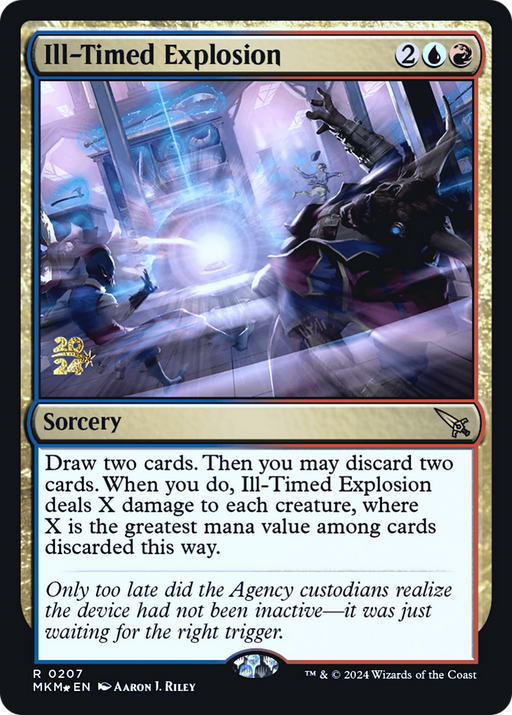 Ill-Timed Explosion (PRE-207) [Murders at Karlov Manor Promos] Foil MTG Single Wizards of the Coast
