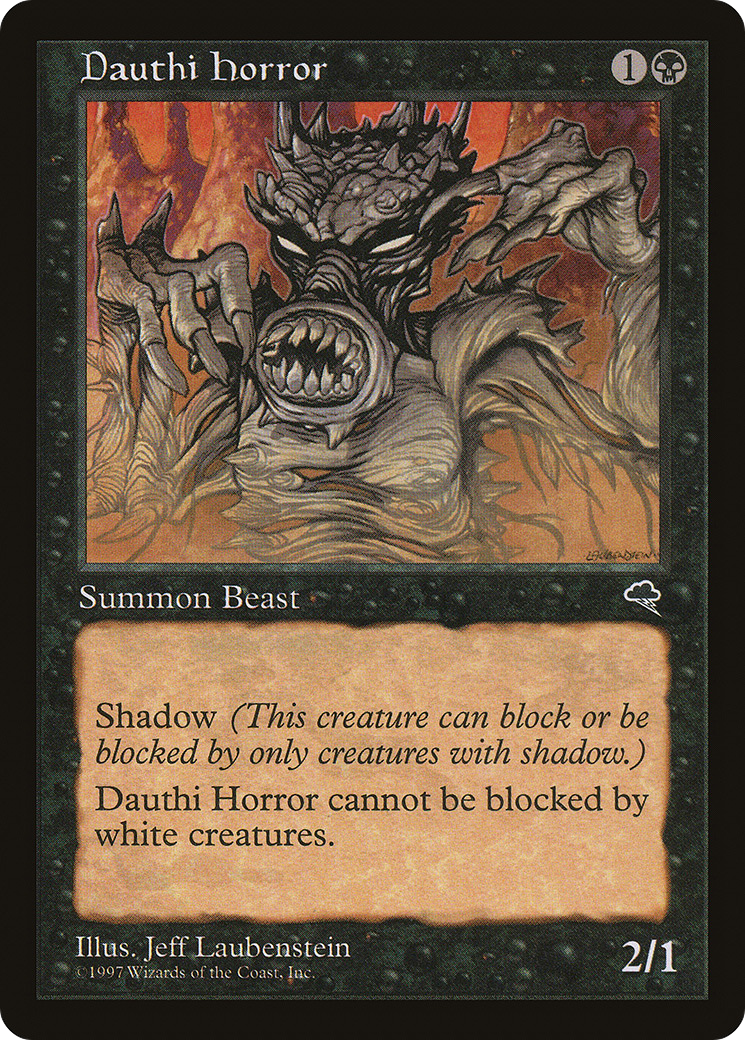 Dauthi Horror (TMP-122) [Tempest] MTG Single Wizards of the Coast