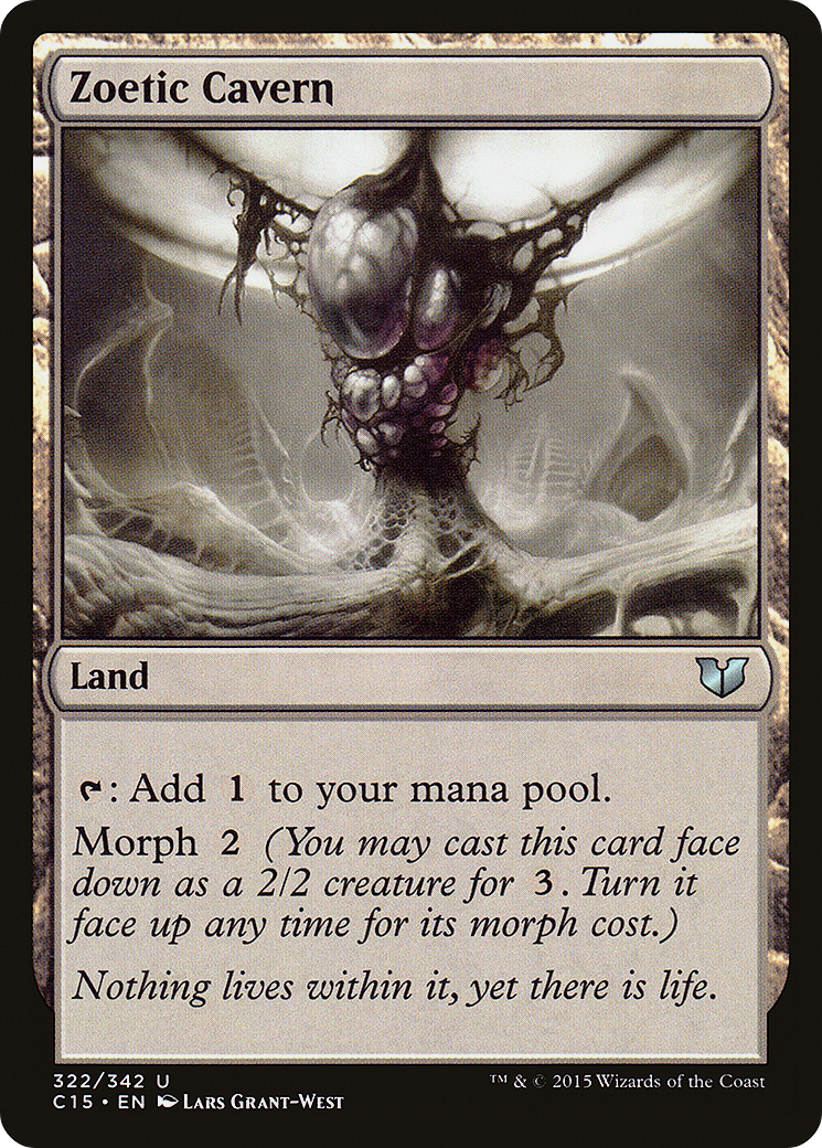 Zoetic Cavern (C15-322) [Commander 2015] MTG Single Wizards of the Coast