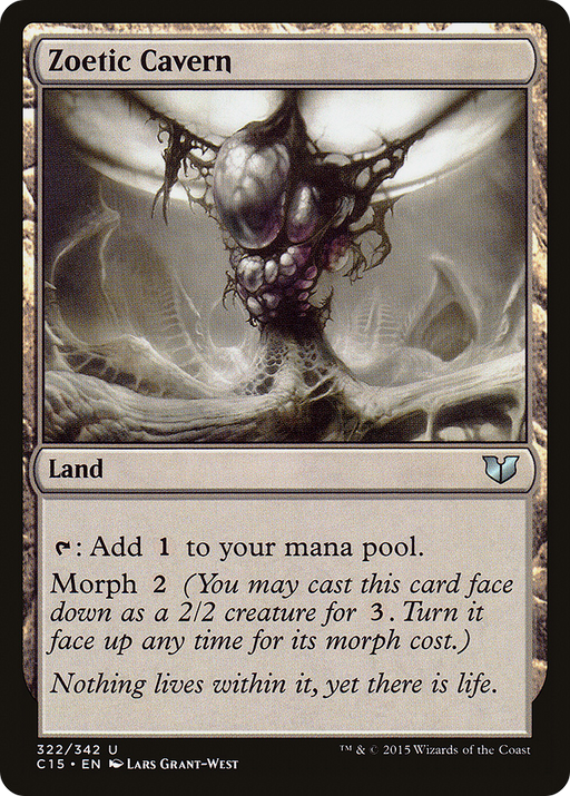 Zoetic Cavern (C15-322) [Commander 2015] MTG Single Wizards of the Coast