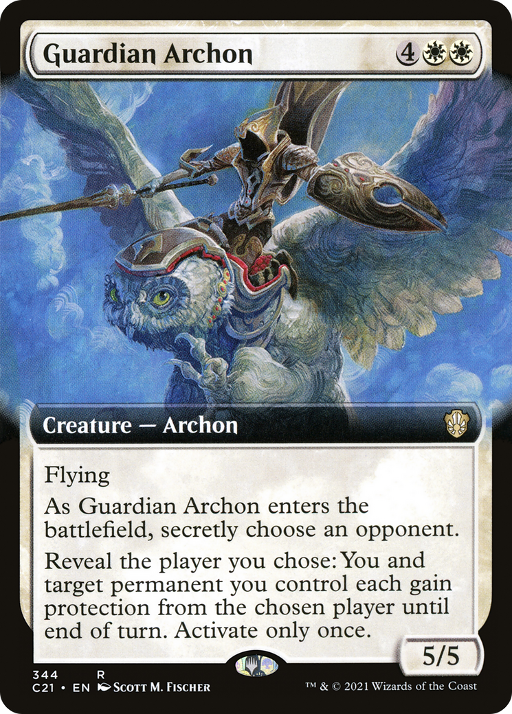 Guardian Archon (C21-344) [Commander 2021] (Extended Art) MTG Single Wizards of the Coast
