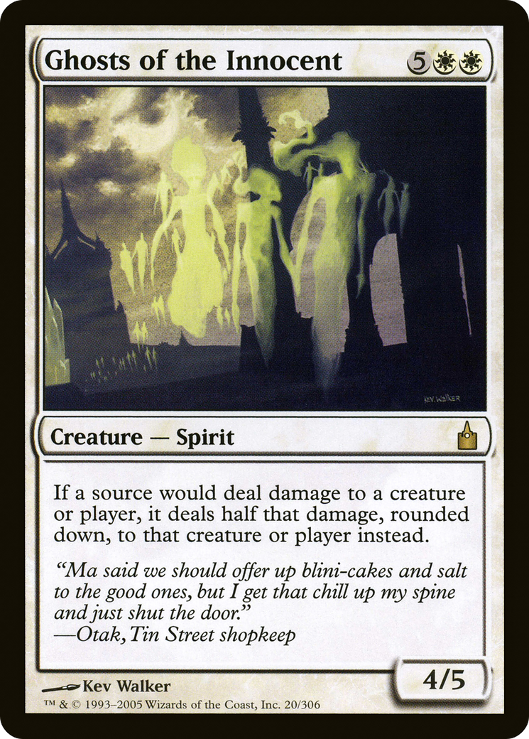 Ghosts of the Innocent (RAV-020) [Ravnica: City of Guilds] MTG Single Wizards of the Coast
