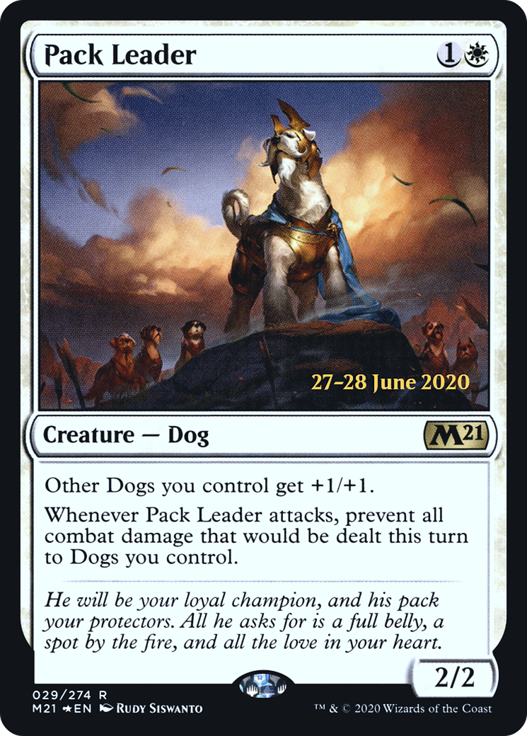 Pack Leader (PRE-029) [Core Set 2021 Promos] Foil MTG Single Wizards of the Coast