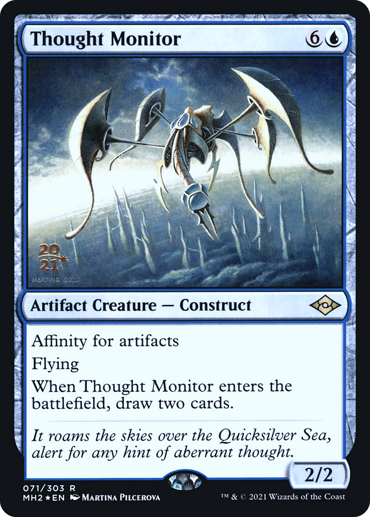 Thought Monitor (PRE-071) [Modern Horizons 2 Promos] Foil MTG Single Wizards of the Coast