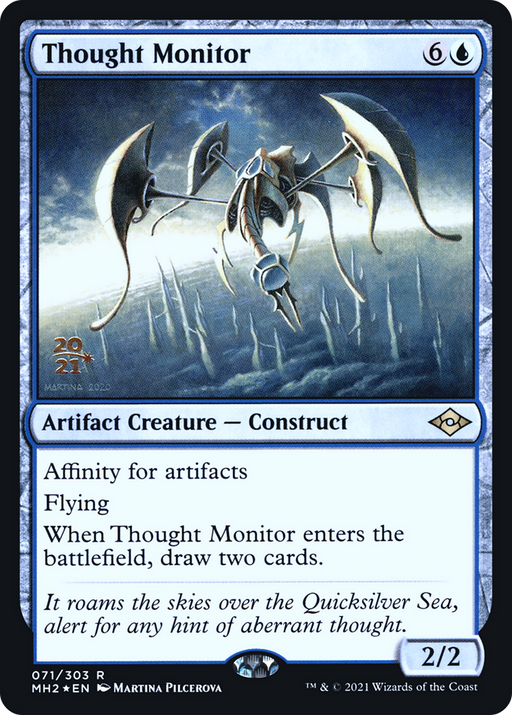 Thought Monitor (PRE-071) [Modern Horizons 2 Promos] Foil MTG Single Wizards of the Coast