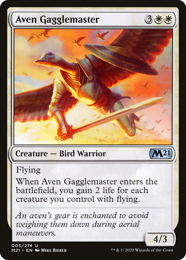 Aven Gagglemaster (M21-005) [Core Set 2021] MTG Single Wizards of the Coast