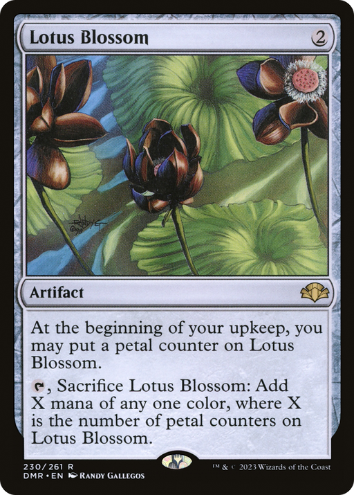 Lotus Blossom (DMR-230) [Dominaria Remastered] Foil MTG Single Wizards of the Coast