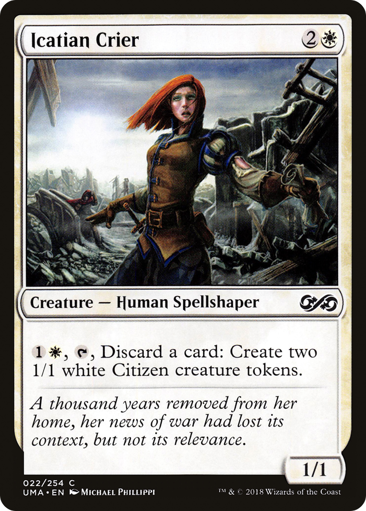 Icatian Crier (UMA-022) [Ultimate Masters] Foil MTG Single Wizards of the Coast