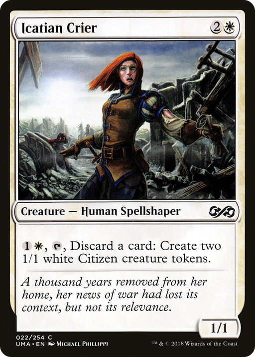 Icatian Crier (UMA-022) [Ultimate Masters] Foil MTG Single Wizards of the Coast