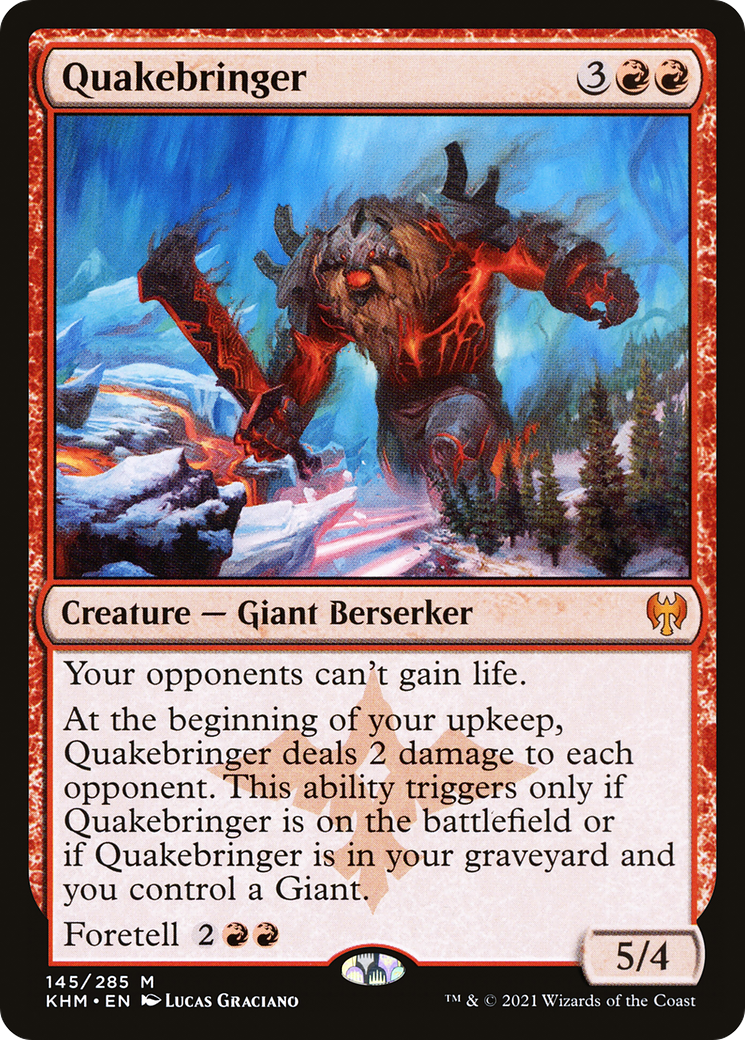 Quakebringer (KHM-145) [Kaldheim] MTG Single Wizards of the Coast